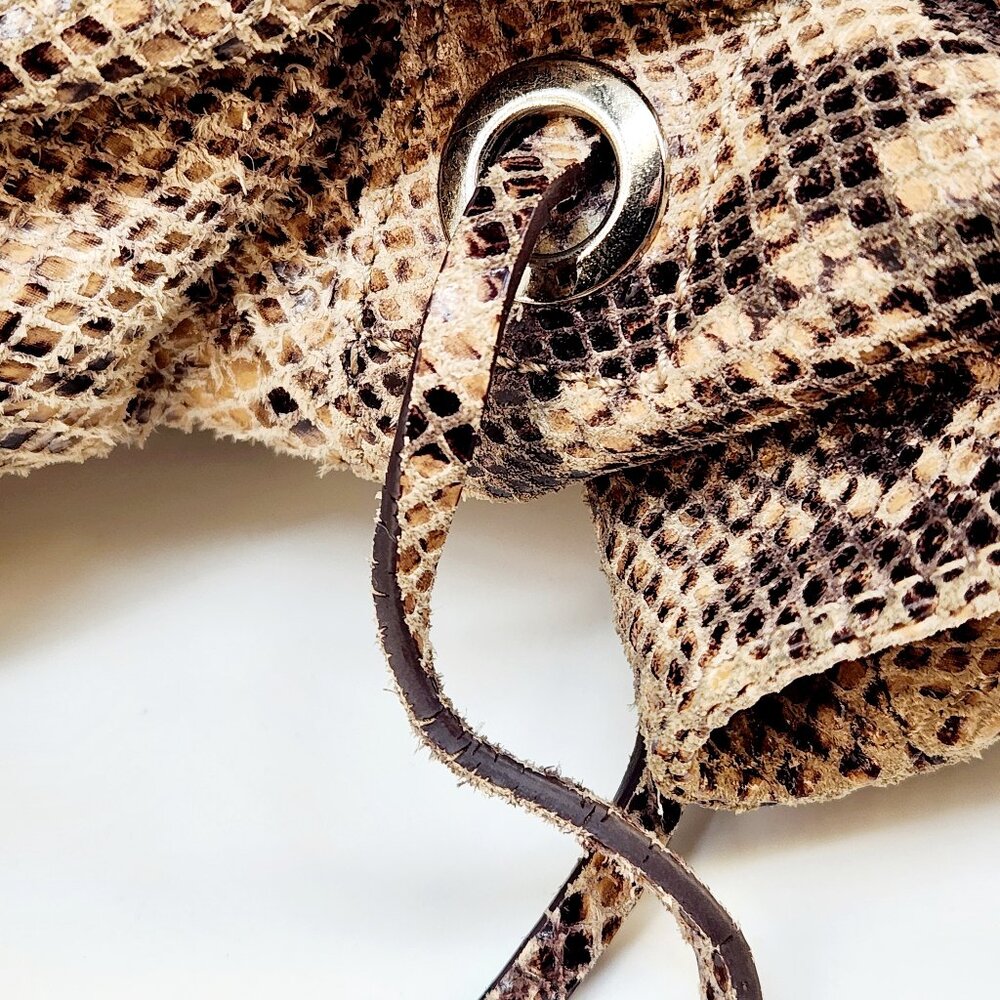 Michael Kors Python-Embossed Leather Tote Bag - image 6